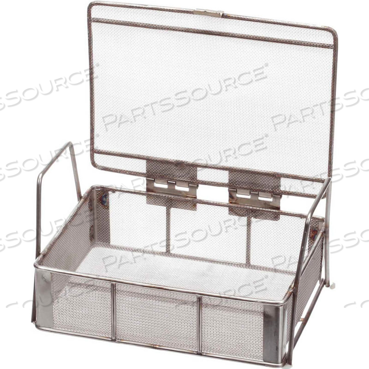 SMALL PARTS WIRE BASKET LID 10 OPENING / LINEAR INCH 7X5X2 STEEL PRICE EACH FOR QTY 1-4 by Marlin Steel Wire Products Inc