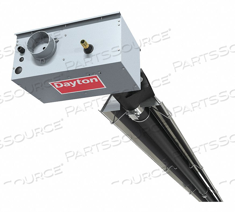 GAS INFRD TUBE HEATER LP 125000 BTUH by DAYTON ELECTRIC MANUFACTURING CO
