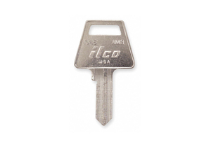 KEY BLANK BRASS TYPE AM3 5 PIN PK10 by Kaba