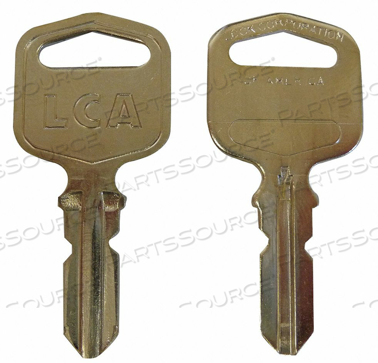 KEY BLANK PUSH LOCKS by Lock Corp Of America KEY BLANK PUSH LOCKS by Lock Corp Of America