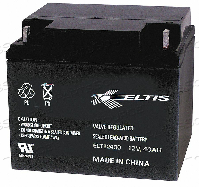 LEAD ACID BATTERY- 12VDC/40AH by Altronix Corporation LEAD ACID BATTERY- 12VDC/40AH by Altronix Corporation