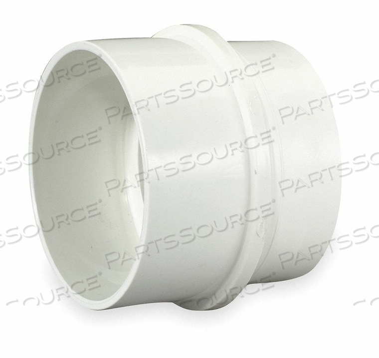 SEWER/DRAIN ADAPTER, SCHEDULE 40, 4 IN X 3 IN FITTING PIPE SIZE, FEMALE SOCKET X MALE SPIGOT, WHITE by Charlotte Pipe And Foundry Co. SEWER/DRAIN ADAPTER, SCHEDULE 40, 4 IN X 3 IN FITTING PIPE SIZE, FEMALE SOCKET X MALE SPIGOT, WHITE by Charlotte Pipe And Foundry Co.