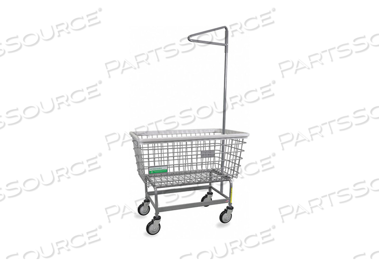 WIRE LAUNDRY CART 600 LB LD CAP. GRAY by R&B Wire Products, Inc.
