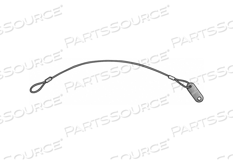 LANYARD 2 LOOPS/TAB 3/64X6 L PK5 by ITW LANYARD 2 LOOPS/TAB 3/64X6 L PK5 by ITW