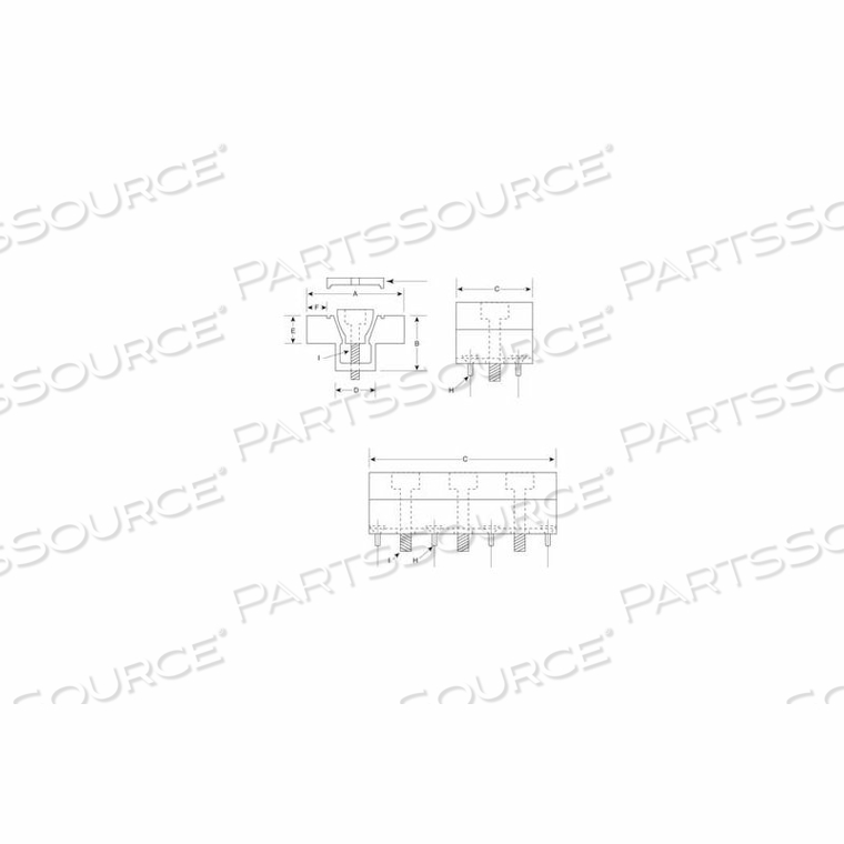 MACHINABLE UNIFORCE CLAMPS - 500 CHANNEL 28.6" - MIN QTY 2 - USA 