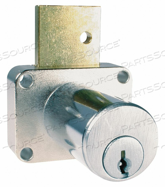 DRAWER DEAD BOLT KEY 107 DULL CHROME by CompX DRAWER DEAD BOLT KEY 107 DULL CHROME by CompX