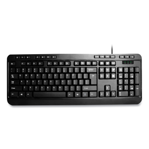 AKB132UB 118-KEY MM DESKTOP USB KEYBOARD, BLACK by Adesso, Inc.