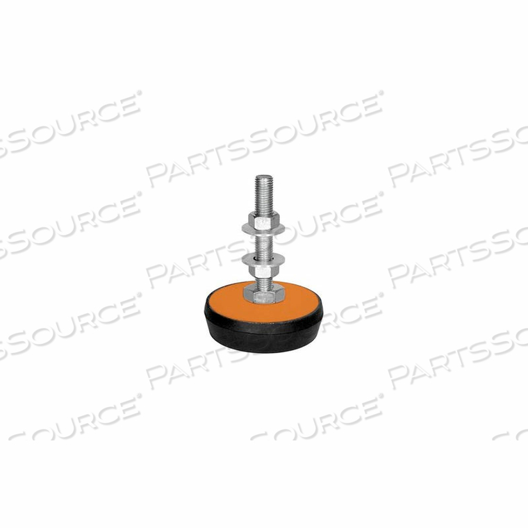 NEOPRENE MACHINERY LEVELING MOUNT - 2-3/8"L X 2-3/8"W X 3/4"H by Mason NEOPRENE MACHINERY LEVELING MOUNT - 2-3/8"L X 2-3/8"W X 3/4"H by Mason