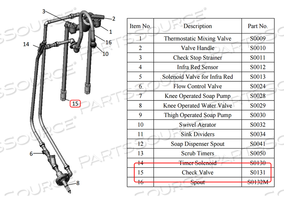 CHECK VALVE 1/2 SPRING LOADED by Mac Medical, Inc.