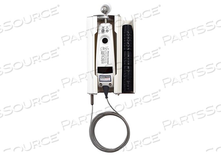 TEMPORAL SCANNER THERMOMETER WITH WALL MOUNT AND VINYL COVERED STEEL CABLE by Exergen Corporation
