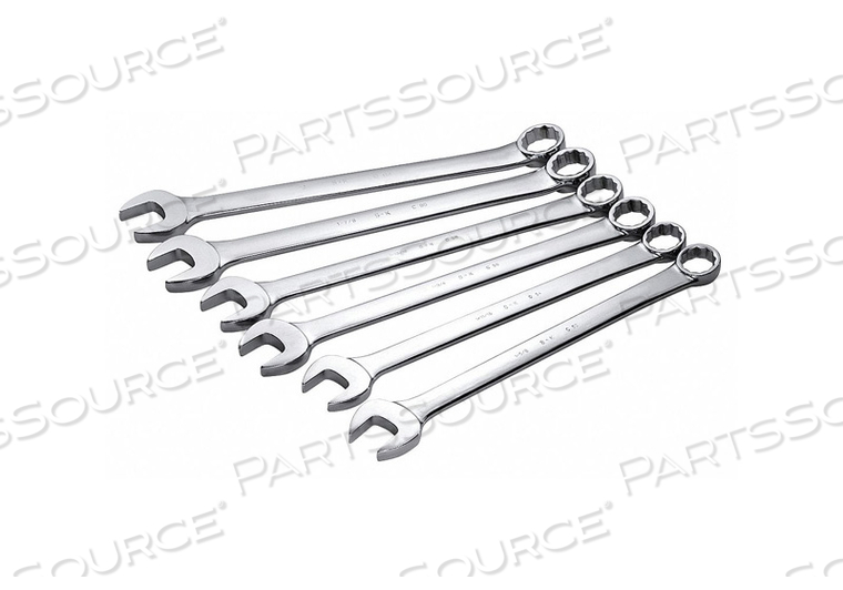 COMBINATION WRENCH SET SAE 12 PTS 6 PC 