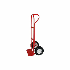 HAND TRUCK - P-HANDLE - PNEUMATIC WHEELS - 800 LB. CAPACITY - RED by Milwaukee Hand Trucks