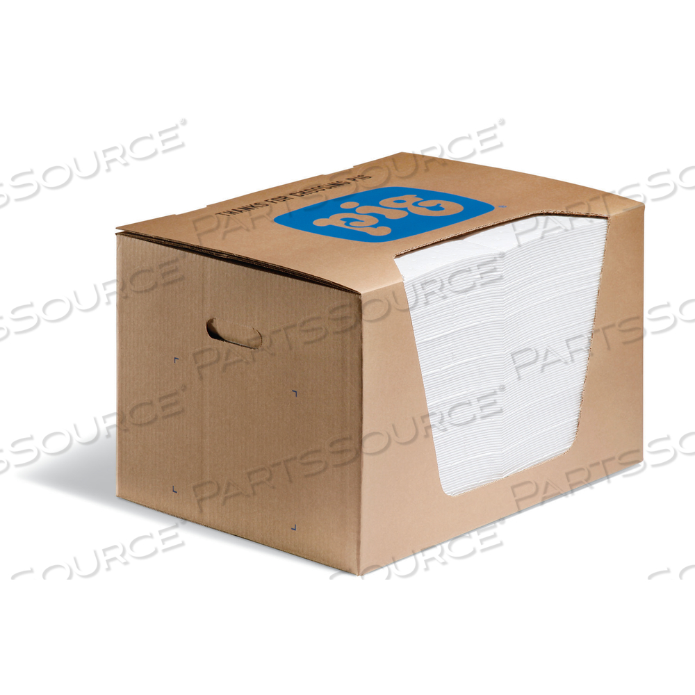 PIG OIL-ONLY ABSORBENT MAT PAD IN DISPENSER BOX by New Pig Corporation PIG OIL-ONLY ABSORBENT MAT PAD IN DISPENSER BOX by New Pig Corporation
