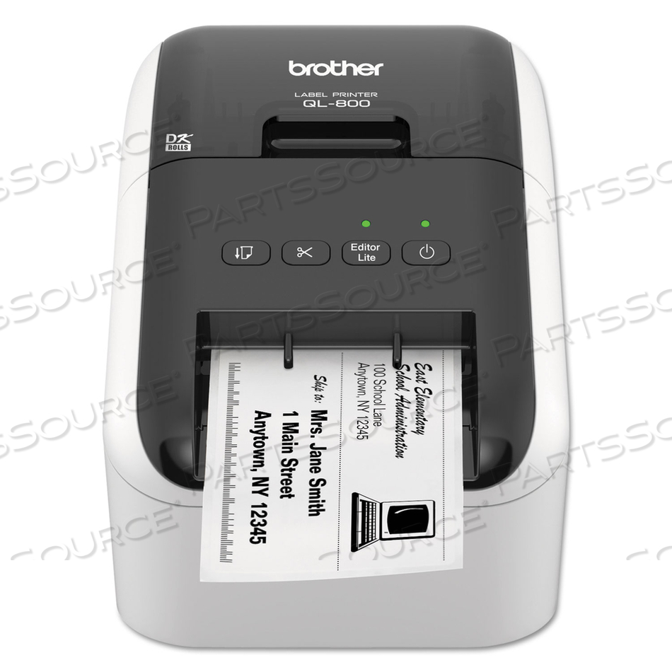 QL-800 HIGH-SPEED PROFESSIONAL LABEL PRINTER, 93 LABELS/MIN PRINT SPEED, 5 X 8.75 X 6 by Brother QL-800 HIGH-SPEED PROFESSIONAL LABEL PRINTER, 93 LABELS/MIN PRINT SPEED, 5 X 8.75 X 6 by Brother