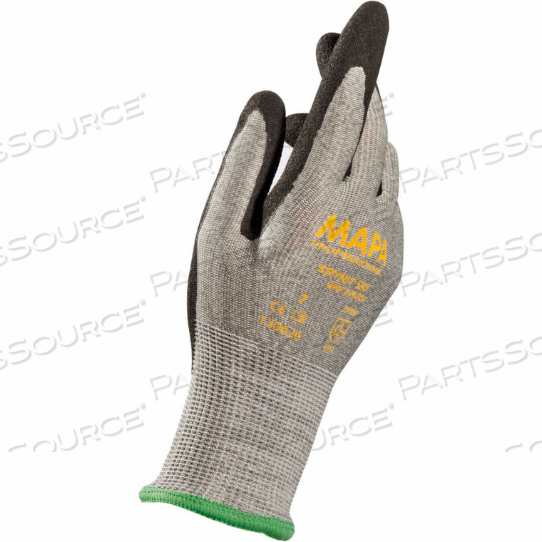 KRYNIT GRIP & PROOF 580 NITRILE PALM COATED HDPE GLOVES, CUT LEVEL A2, 1 PAIR, SIZE 10 