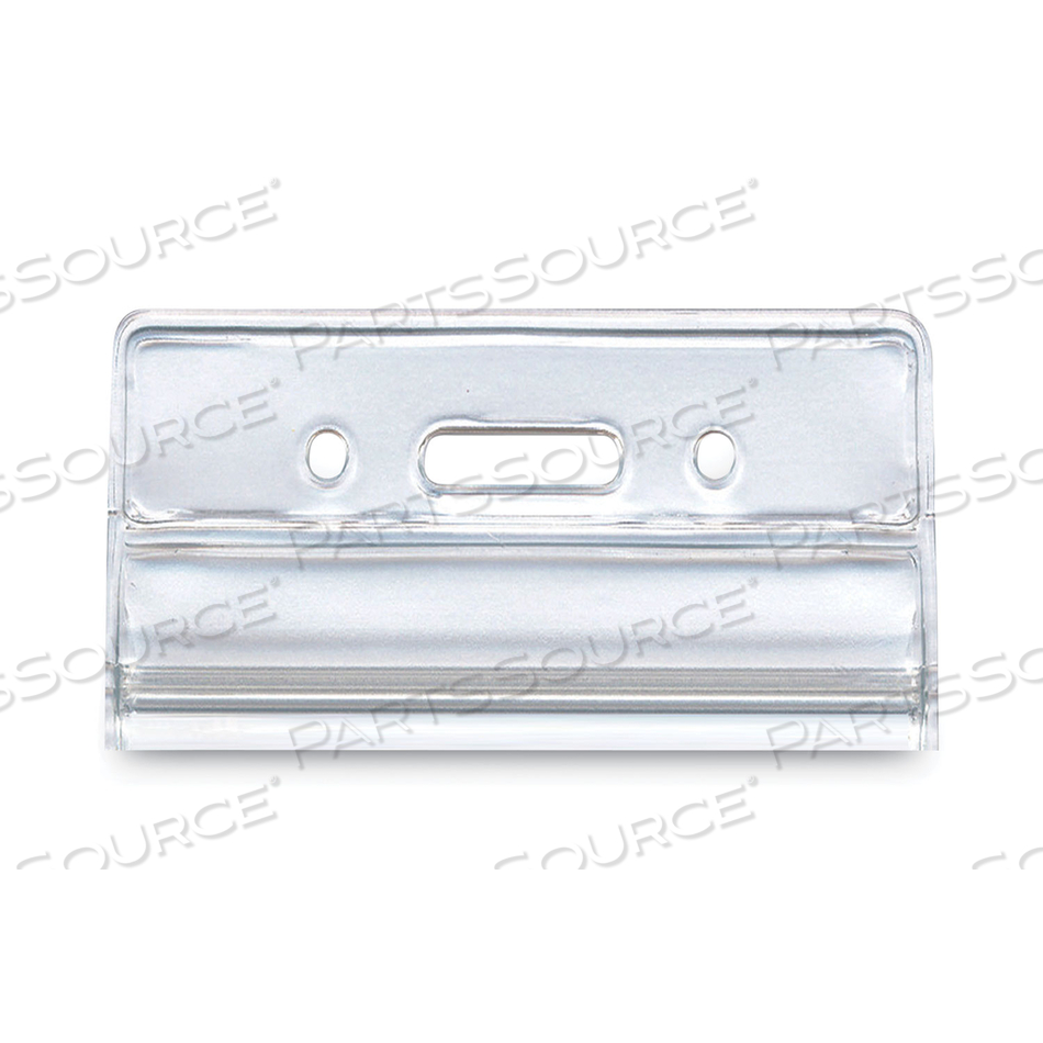 RESEALABLE ID BADGE HOLDERS, VERTICAL, FROSTED 3.68" X 5" HOLDER, 2.62" X 3.75" INSERT by Advantus