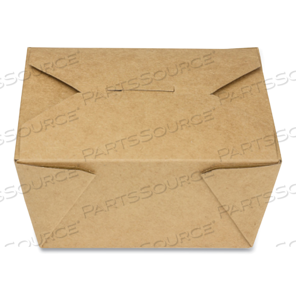 RECLOSABLE KRAFT TAKE-OUT BOX, 30 OZ, PAPER by Genpak