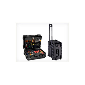 MMST9CART, MILITARY-WHEELED TOOL CASE, 19.5"L X 16"W X 13"H, BLACK by CH Ellis Co Inc