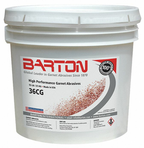 BLAST MEDIA GARNET 36 GRIT 55 LB. by Barton