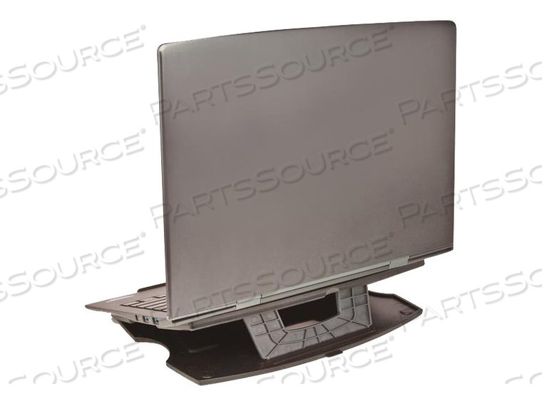 WORK IN COMFORT BY POSITIONING YOUR LAPTOP CLOSER TO EYE LEVEL, WITH SIX ADJUSTA by StarTech.com Ltd.