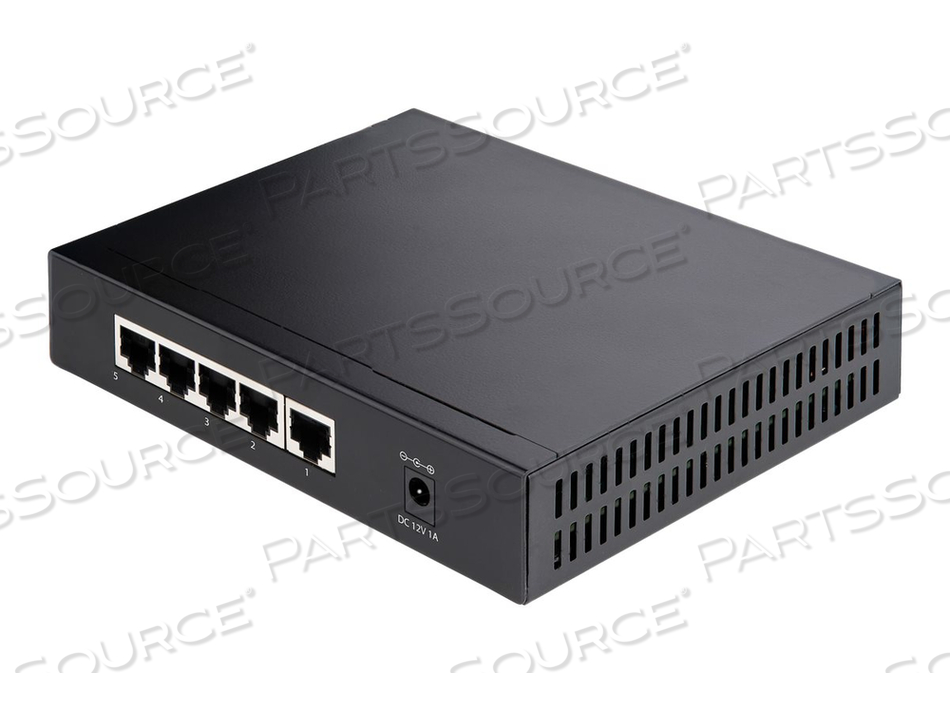 UNMANAGED 2.5G SWITCH, 5 PORT GIGABIT SWITCH, 2.5GBASE-T UNMANAGED ETHERNET SWITCH, ETHERNET SPLITTER, DIN RAIL OR WALL MOUNT, MULTI-GIGABIT by StarTech.com Ltd. UNMANAGED 2.5G SWITCH, 5 PORT GIGABIT SWITCH, 2.5GBASE-T UNMANAGED ETHERNET SWITCH, ETHERNET SPLITTER, DIN RAIL OR WALL MOUNT, MULTI-GIGABIT by StarTech.com Ltd.
