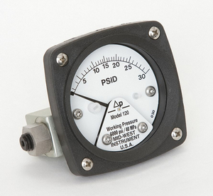 PRESSURE GAUGE 0 TO 30 PSI by Mid-West Instrument