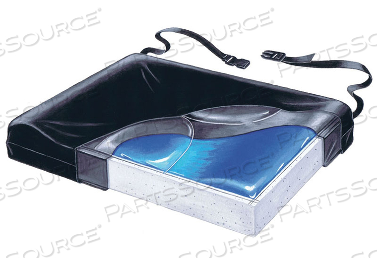 STABILITY PLUS 16" GEL-FOAM VINYL CUSHION W/LSI COVER by Skil-Care Corporation