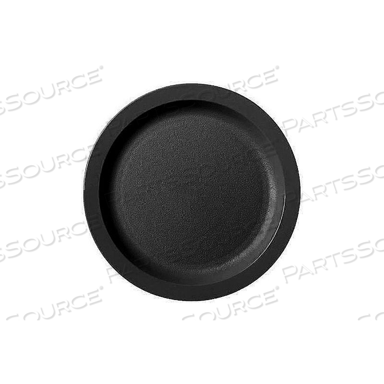 PLATE NARROW RIM, 8 1/4", BLACK by Cambro