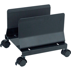 HEAVY DUTY MOBILE CPU STAND, BLACK by Aidata