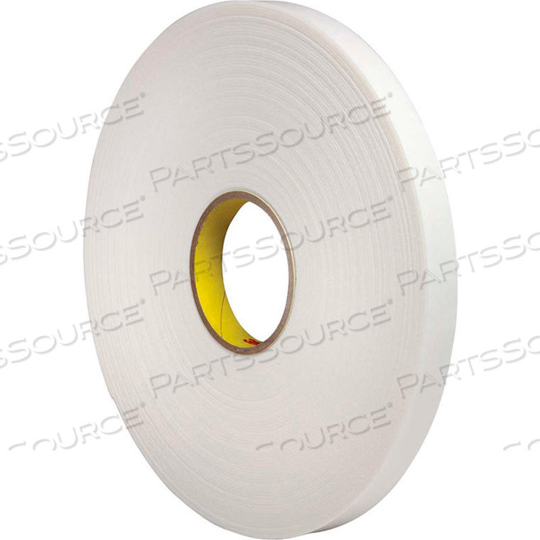 21200-24303 3M DOUBLE COATED POLYETHYLENE FOAM TAPE 4466 WHITE,3/4"X 36YD 1/16" by 3M Consumer