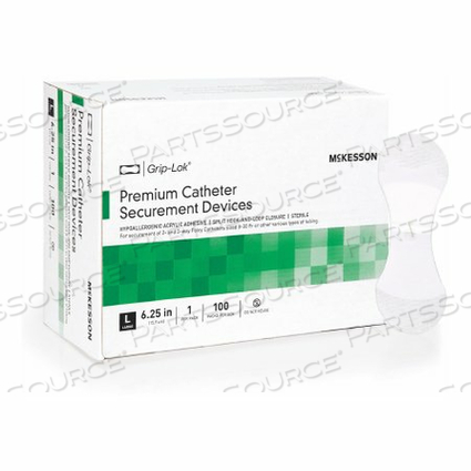 CATHETER SECUREMENT DEVICE PREMIUM LARGE, 6.25 INCH, STERILE (100 PER BOX) by McKesson CATHETER SECUREMENT DEVICE PREMIUM LARGE, 6.25 INCH, STERILE (100 PER BOX) by McKesson