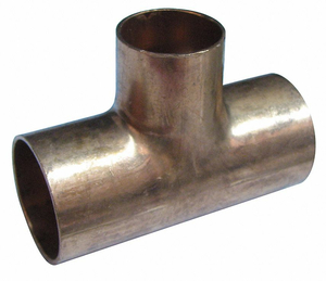 REDUCING TEE WROT COPPER 1/4 X1/4 X1/8 by Mueller Industries