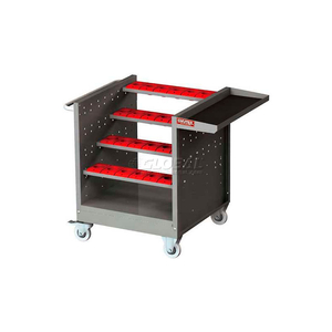 SHUTER CNC TAPER 40 TOOL CART, 28 TOOL HOLDERS NTW-4B-40T, 39-1/2"L X 25-1/2"W X 32-1/2"H by LDS Industries LLC