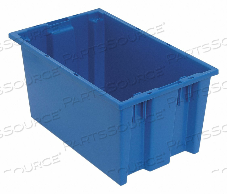 E1879 NEST AND STACK CONTAINER 18 IN L BLUE by Quantum Storage Systems E1879 NEST AND STACK CONTAINER 18 IN L BLUE by Quantum Storage Systems