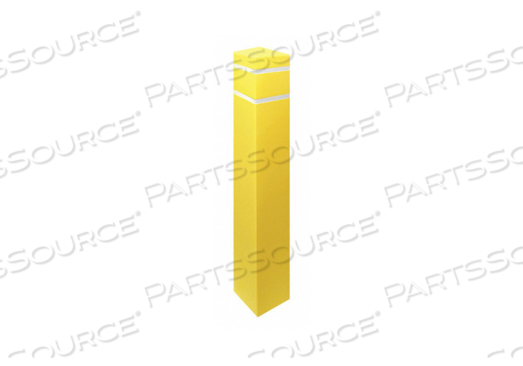 POST SLEEVE 6-1/2X6-1/2 IN 55IN H YELLOW by Post Guard