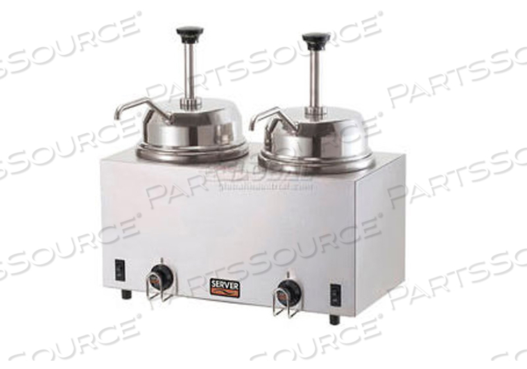 TWIN WARMER W/ PUMPS by Server Products, Inc. TWIN WARMER W/ PUMPS by Server Products, Inc.
