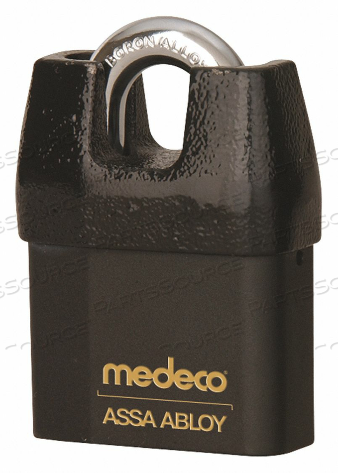 KEYED PADLOCK 7/16 IN SQUARE BLACK by Medeco Inc. KEYED PADLOCK 7/16 IN SQUARE BLACK by Medeco Inc.