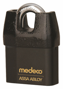 KEYED PADLOCK 7/16 IN SQUARE BLACK by Medeco Inc. KEYED PADLOCK 7/16 IN SQUARE BLACK by Medeco Inc.