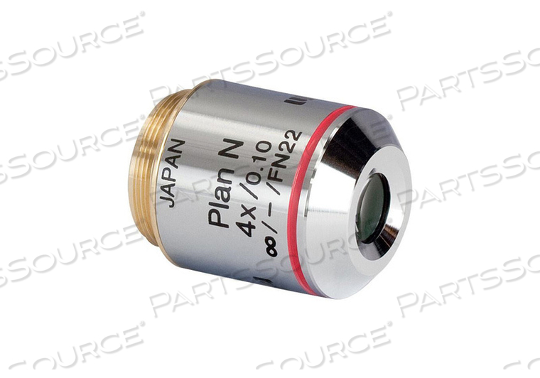 OLYMPUS PLAN ACHROMAT 4X OBJECTIVE by Olympus America Inc.
