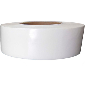 HEAT SHRINK TAPE 2"W X 180'L 9 MIL PINKED EDGE WHITE by Dr. Shrink Inc