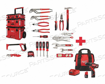 ELECTRICIANS TOOL KIT 18 PIECES by Milwaukee Electric Tools ELECTRICIANS TOOL KIT 18 PIECES by Milwaukee Electric Tools
