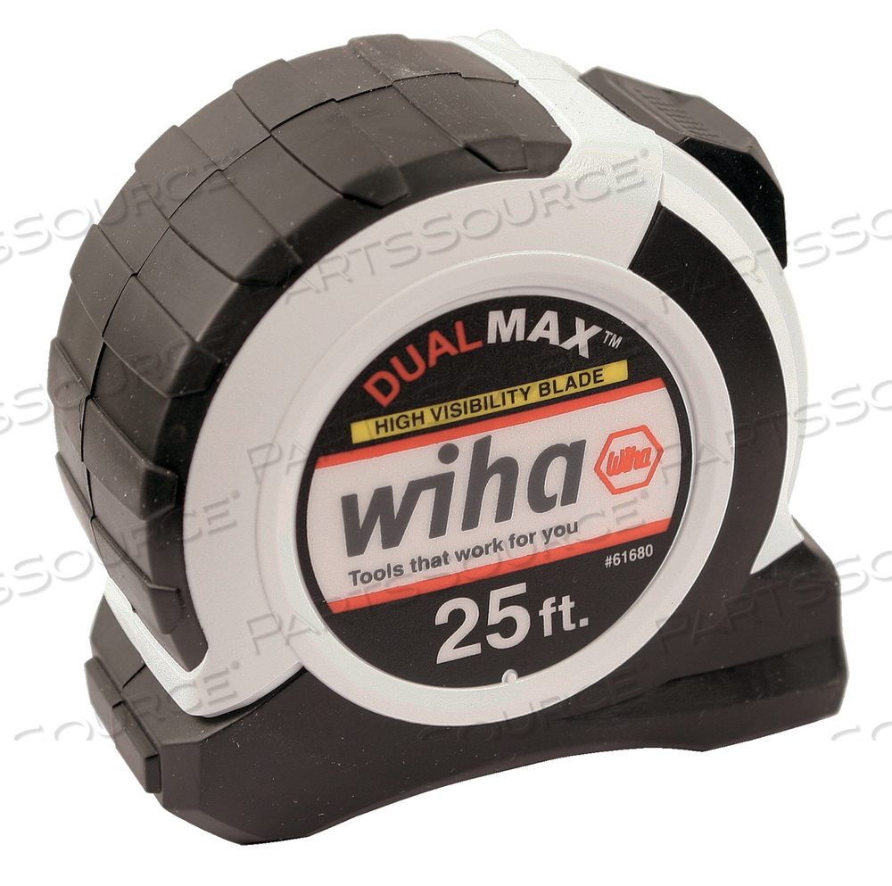 25 FOOT DUALMAX TAPE MEASURE by Wiha Tools 25 FOOT DUALMAX TAPE MEASURE by Wiha Tools