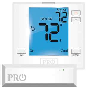 LOW VOLTAGE THERMOSTAT 5-1/4 H 5-1/4 W by PRO1 IAQ