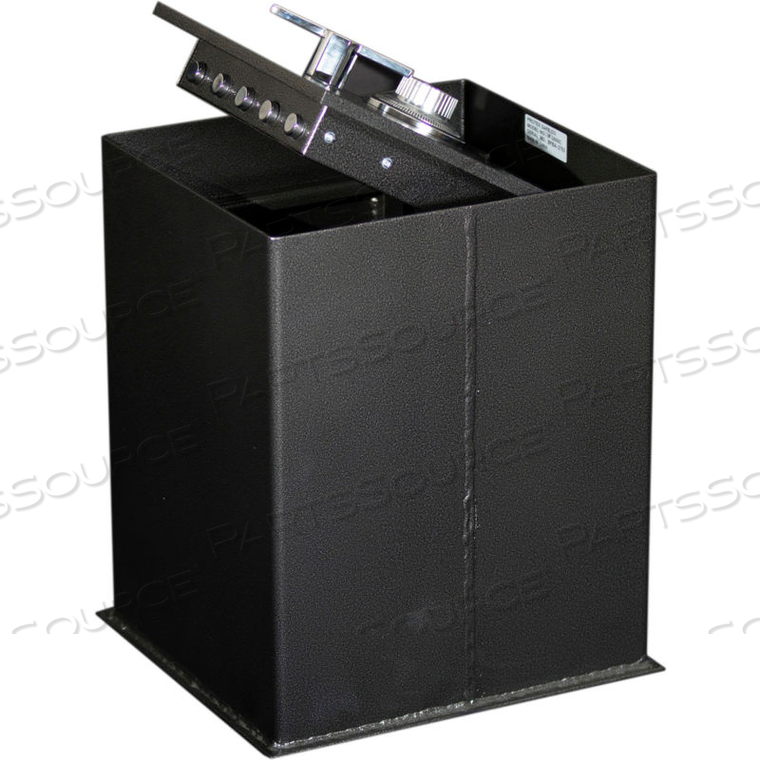 LARGE SIZE IN-GROUND DEEP FLOOR SAFE WITH COMBO LOCK 14-1/8"X12-3/4"X17-1/2" GRAY by Protex Safe Co. LLC LARGE SIZE IN-GROUND DEEP FLOOR SAFE WITH COMBO LOCK 14-1/8"X12-3/4"X17-1/2" GRAY by Protex Safe Co. LLC