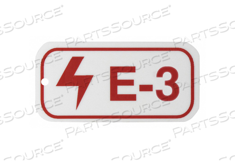 LOCKOUT TAG 1-1/2 H X 3 W 1/8 HOLE SZ by Brady Americas LOCKOUT TAG 1-1/2 H X 3 W 1/8 HOLE SZ by Brady Americas