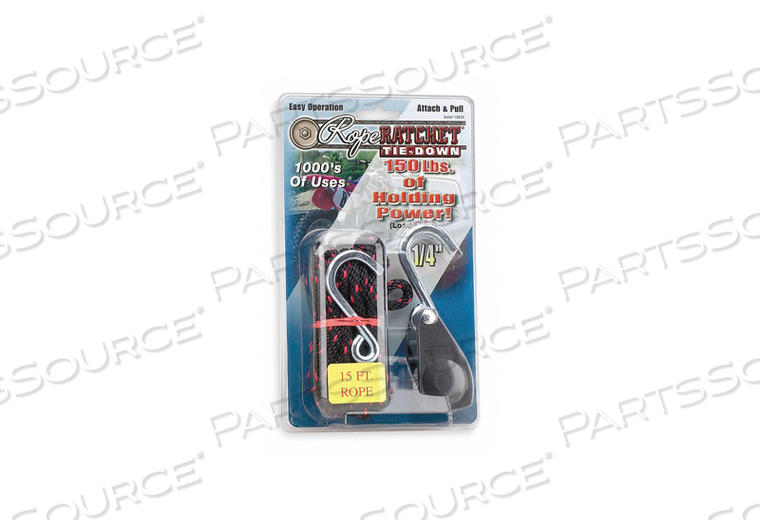 ROPE RATCHET HOOK 15 FT.L POLYPROPYLENE by Rope Ratchet ROPE RATCHET HOOK 15 FT.L POLYPROPYLENE by Rope Ratchet
