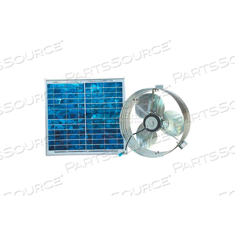 SOLAR POWERED GABLE MOUNT ATTIC VENT by Ventamatic