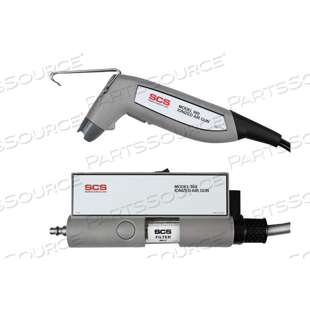 IONIZING AIR GUN 65 PSI 1/4 NPT MALE by SCS