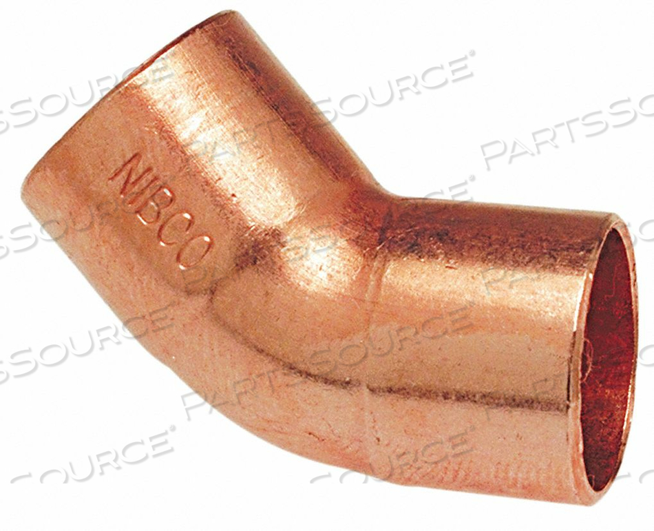 ELBOW 45 DEG. WROT COPPER 6 TUBE CXC by Nibco ELBOW 45 DEG. WROT COPPER 6 TUBE CXC by Nibco