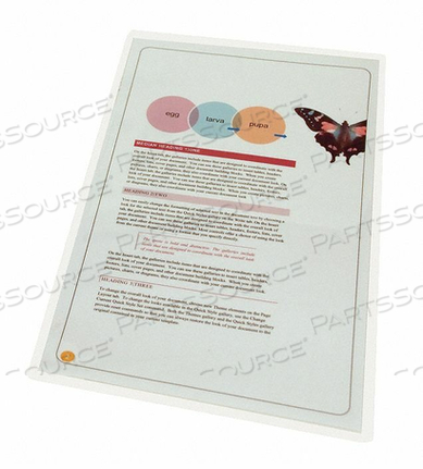 HEAT LAMINATING POUCHES 9X14-1/2IN PK100 by Sircle